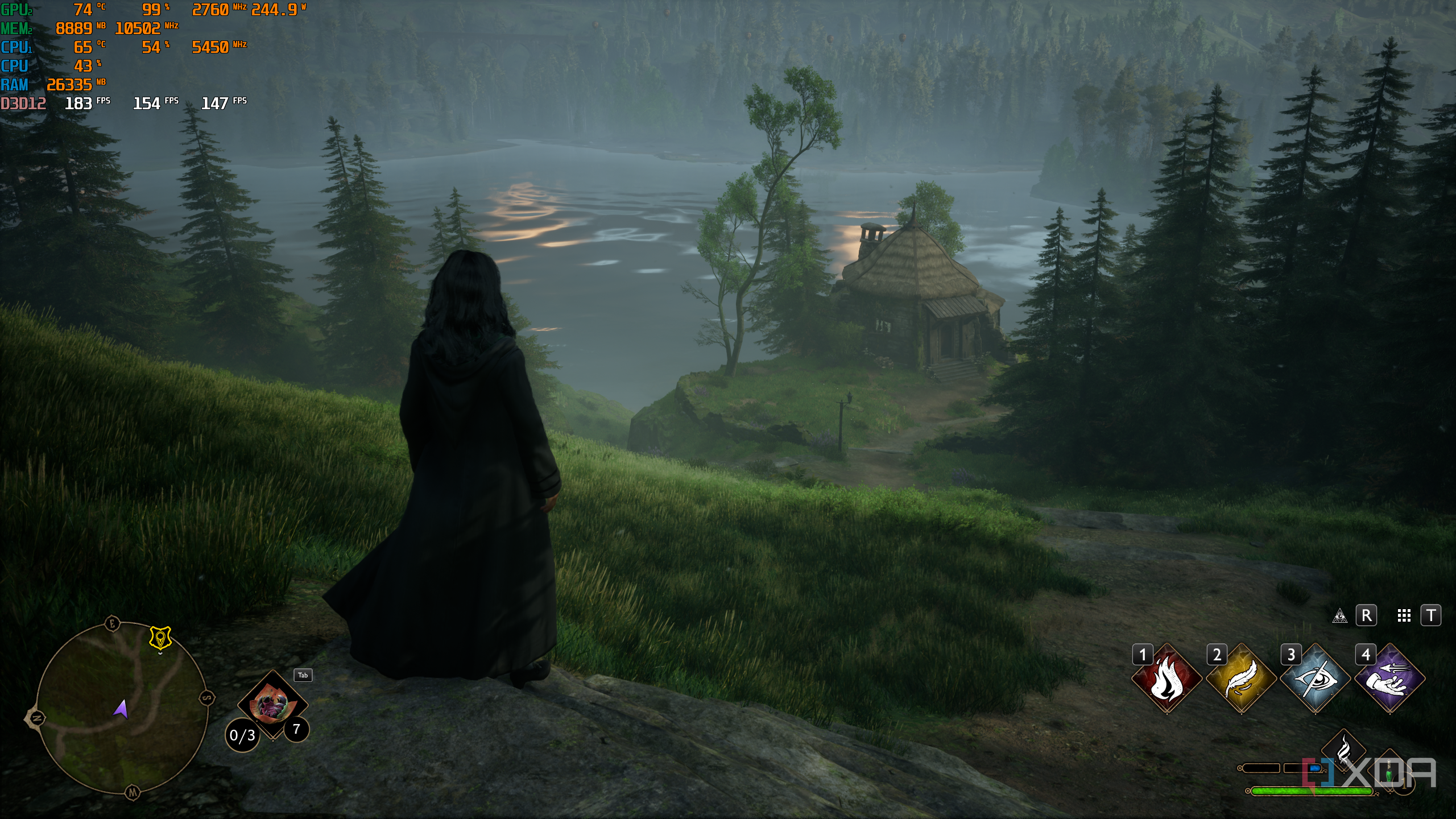 A screenshot from the video game 'Hogwarts Legacy'.