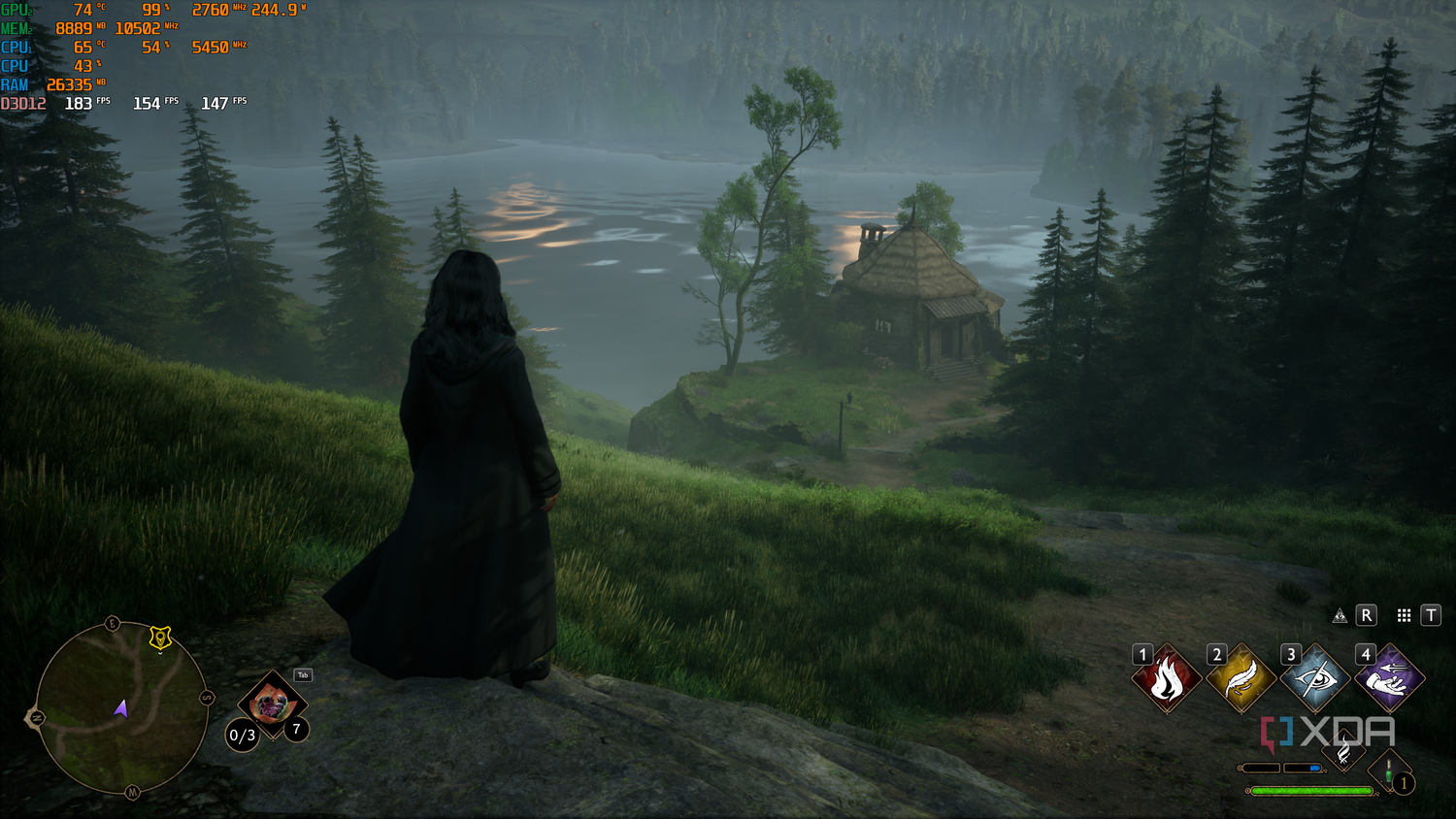 A screenshot from the video game 'Hogwarts Legacy'.