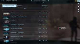 Server Browser in Battlefield 6.