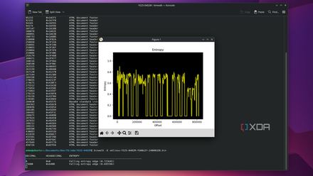 I spent $50 on a controlled transfer and stuck issues my $200 router could not Using binwalk to view entropy of a firmware file
