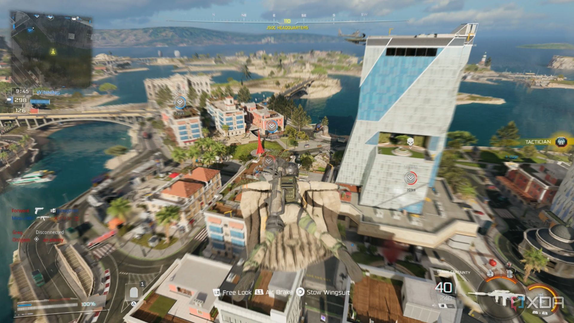 A screenshot of multiplayer gameplay from Call of Duty: Black Ops 7
