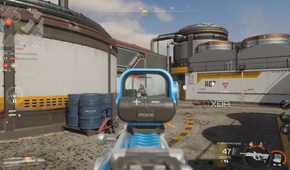A screenshot of multiplayer gameplay from Call of Duty: Black Ops 7