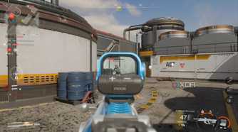 A screenshot of multiplayer gameplay from Call of Duty: Black Ops 7