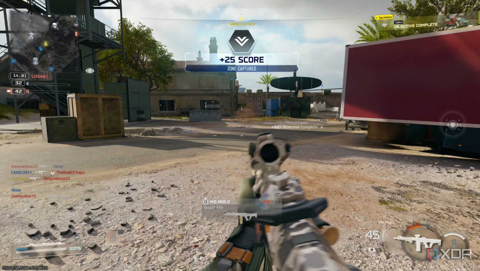 A screenshot of multiplayer gameplay from Call of Duty: Black Ops 7