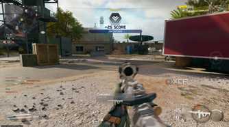 A screenshot of multiplayer gameplay from Call of Duty: Black Ops 7