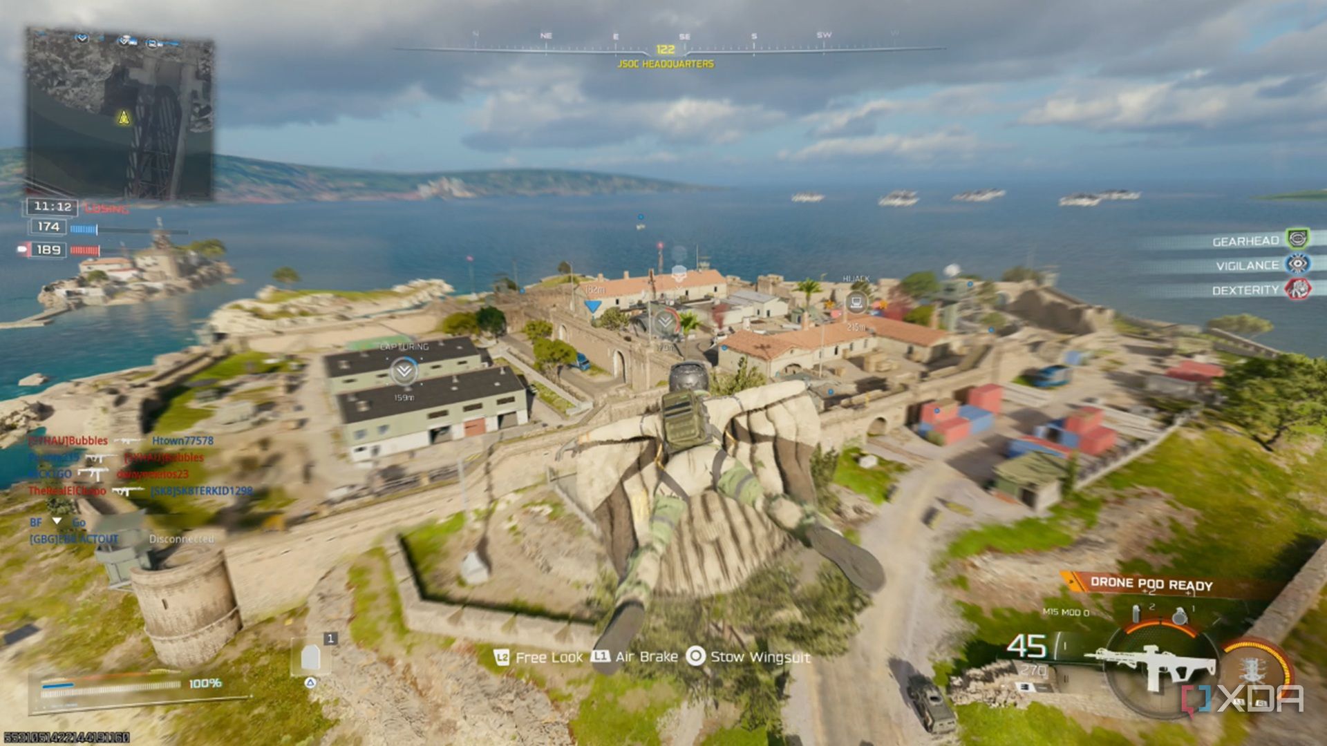 A screenshot of multiplayer gameplay from Call of Duty: Black Ops 7
