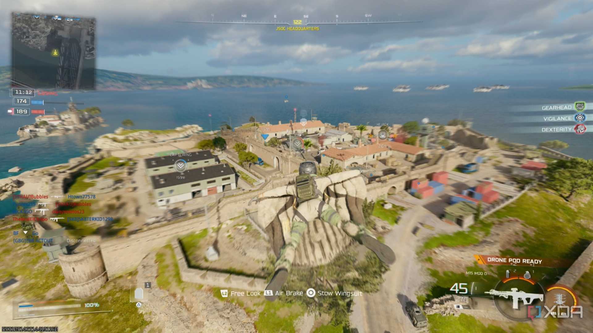 A screenshot of multiplayer gameplay from Call of Duty: Black Ops 7