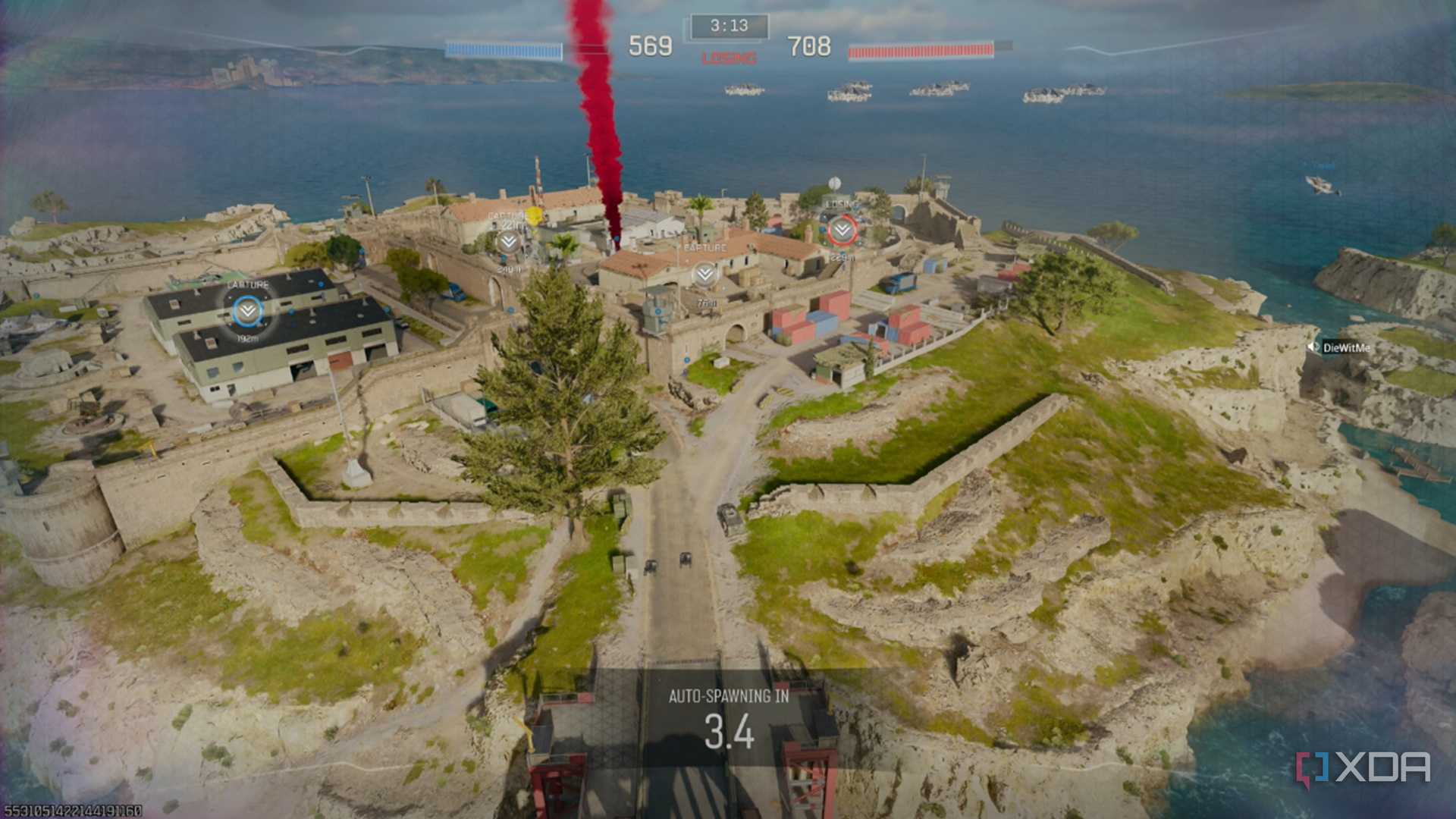 A screenshot of multiplayer gameplay from Call of Duty: Black Ops 7