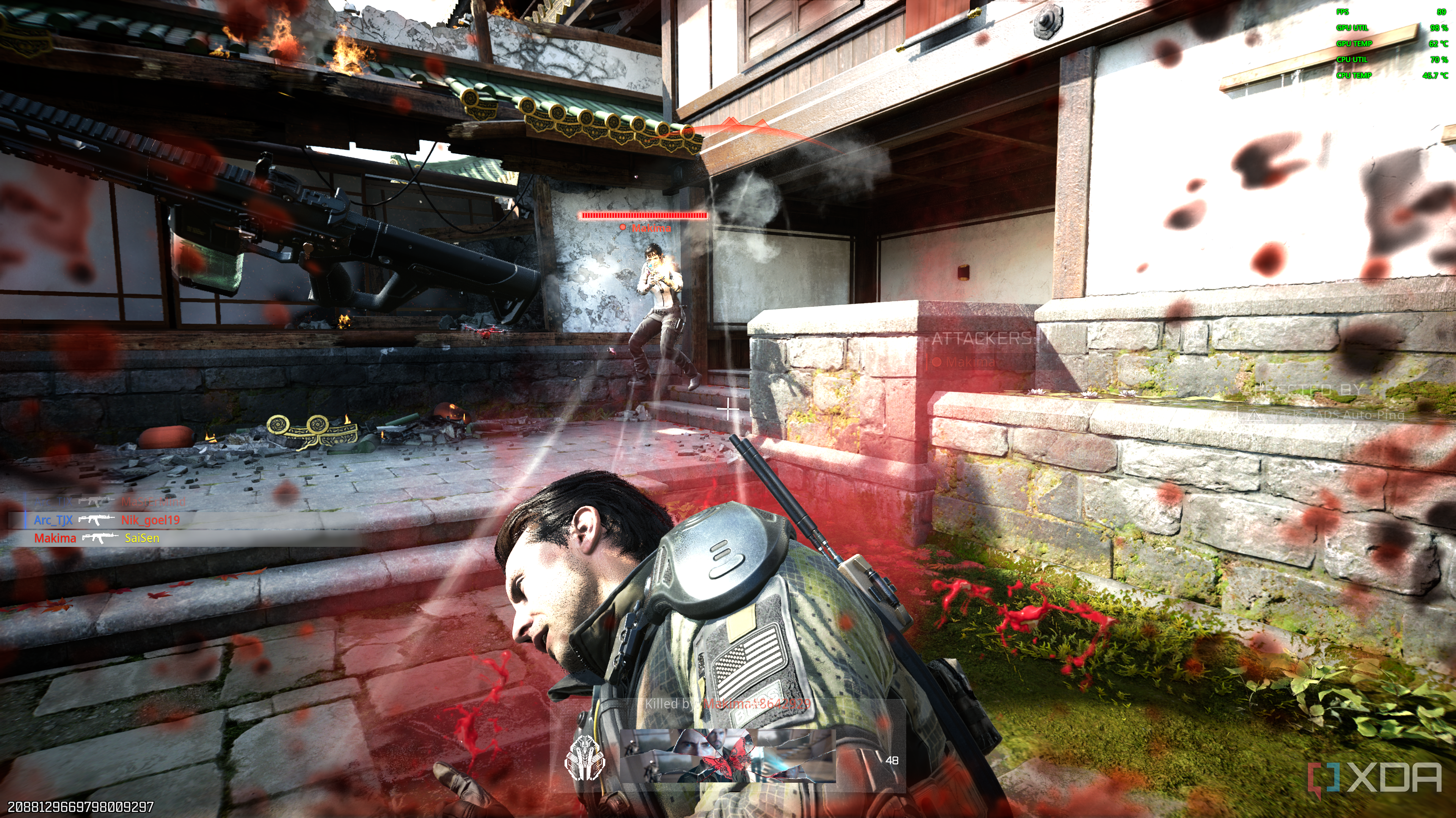 Call of Duty Black Ops 7 multiplayer on an RX 7800 XT.