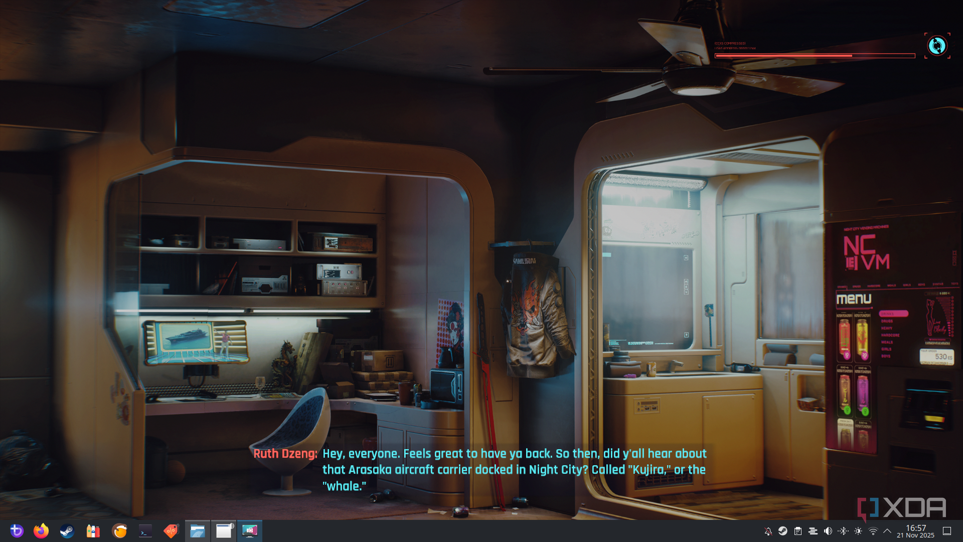 Cyberpunk 2077 loading on Bazzite
