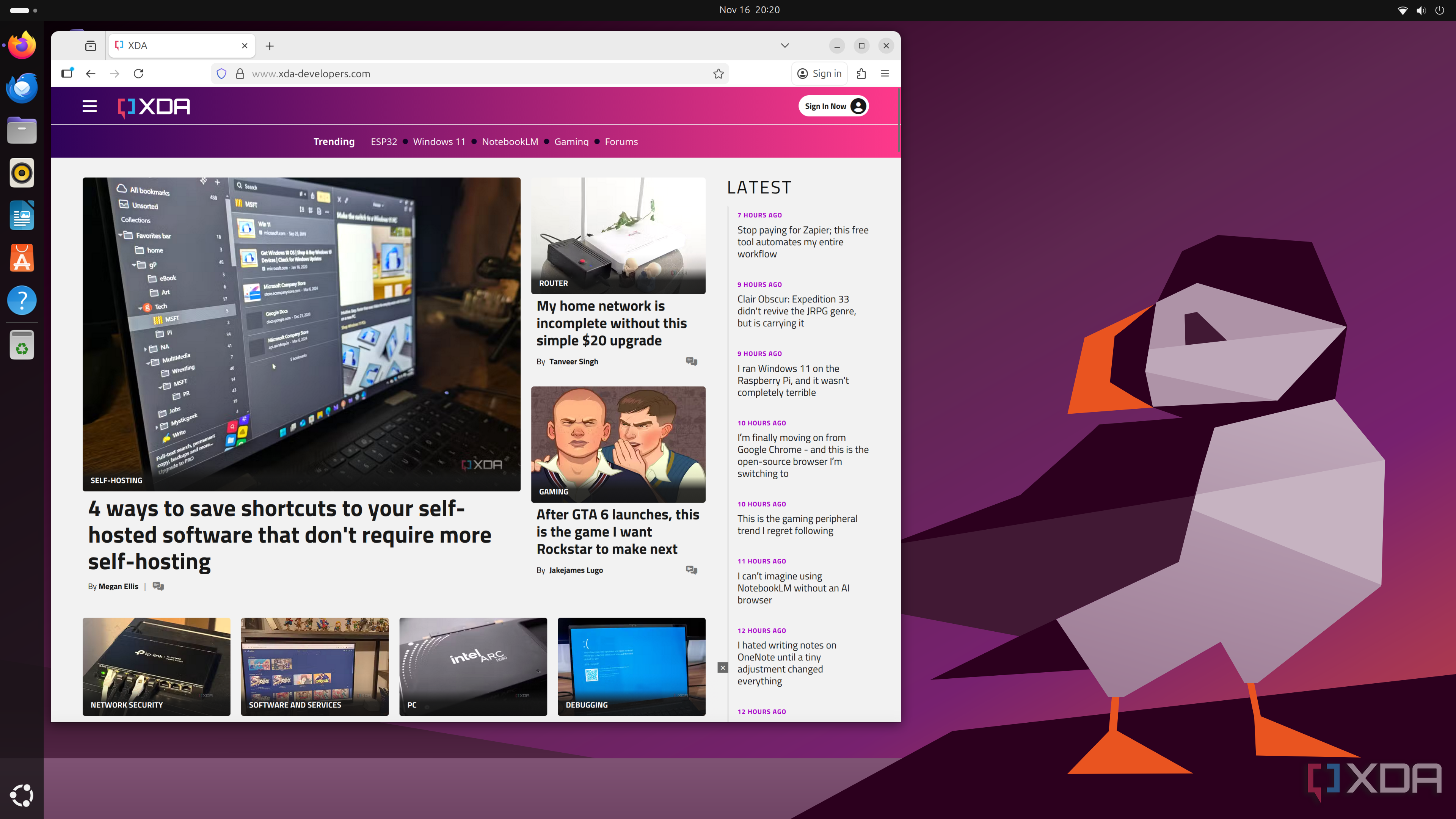 These 5 Gnome extensions instantly improved my Linux workflow