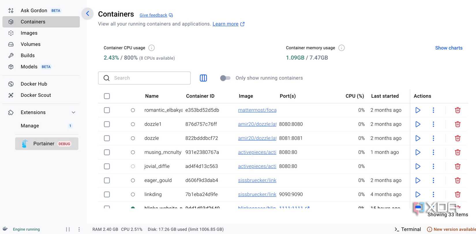 Moving Beyond Docker Desktop and Portainer: Discovering a Superior Container Tool 2 Docker Containers