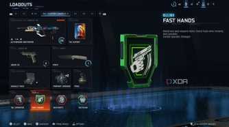 A screenshot of the custom loadout screen from Call of Duty: Black Ops 7