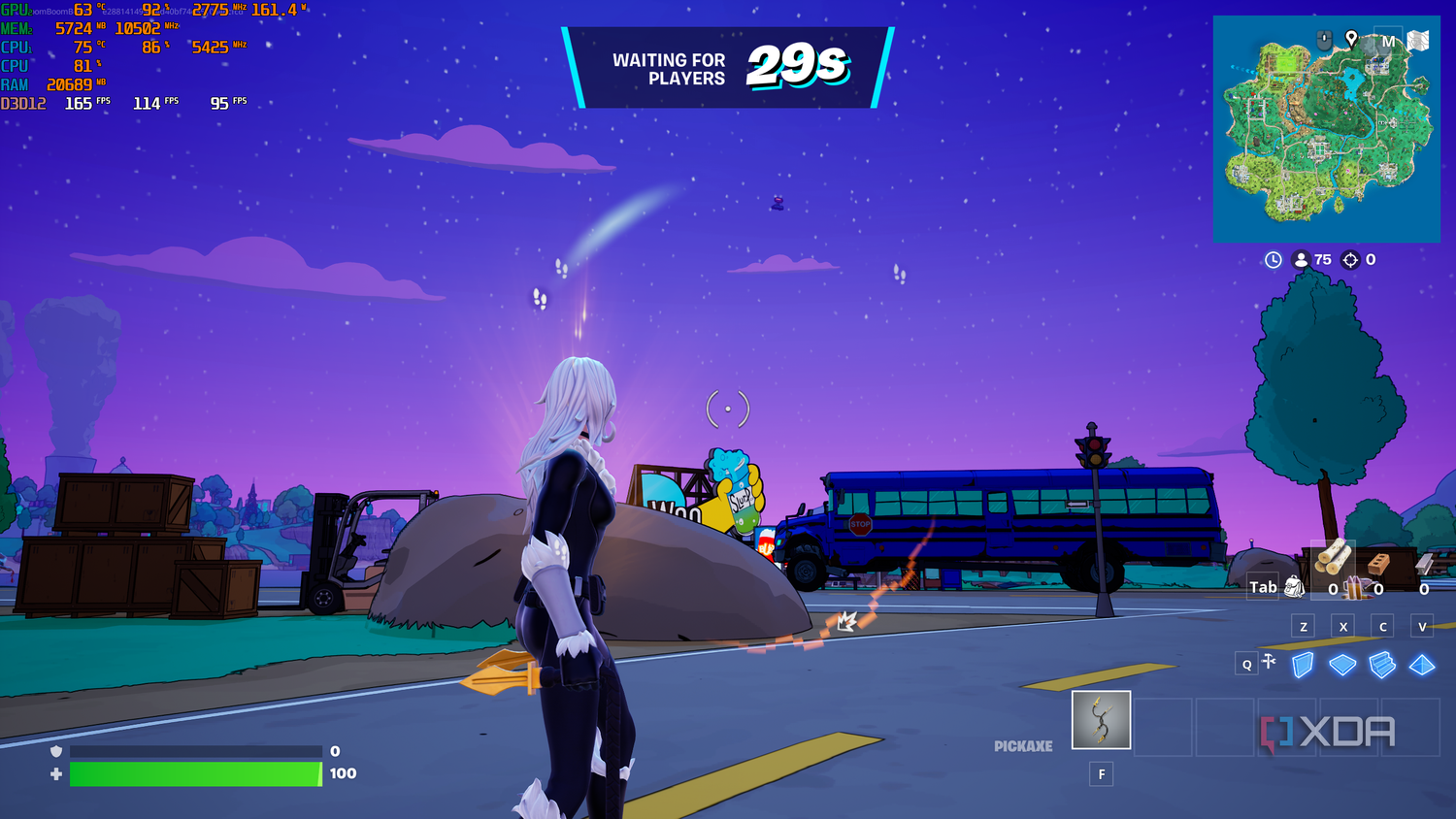 A screenshot from the video game 'Fortnite'.