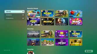 Studio-curated servers and game modes in Fortnite.