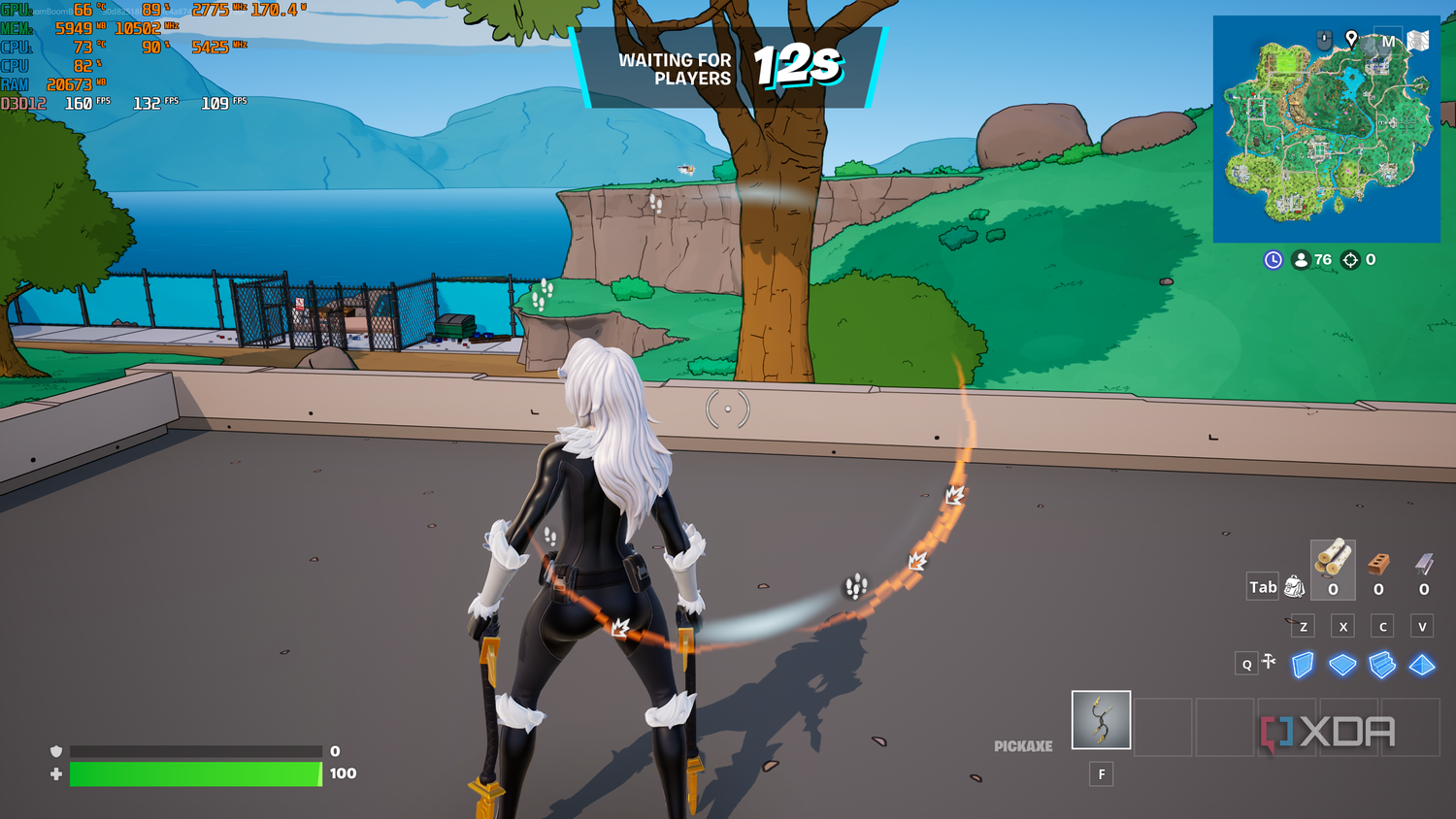 A screenshot from the video game, 'Fortnite'.