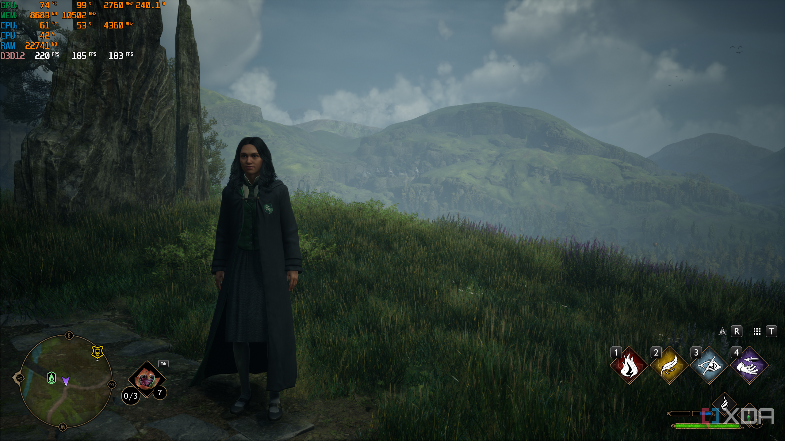 A screenshot from the video game, 'Hogwarts Legacy'.