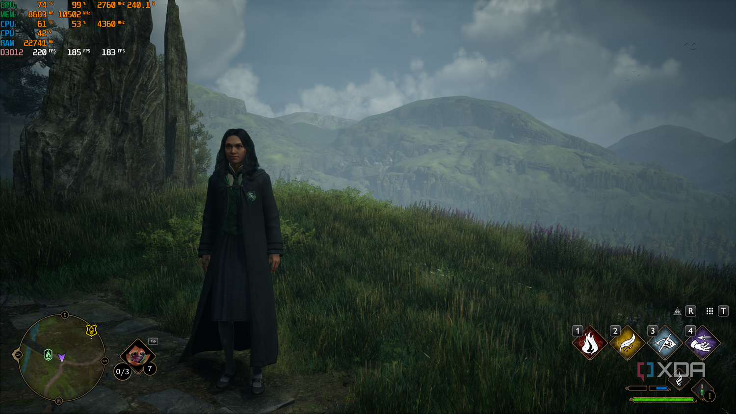 A screenshot from the video game, 'Hogwarts Legacy'.