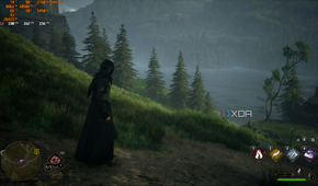 A screenshot from the video game, 'Hogwarts Legacy'.