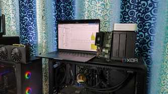 A bunch of home lab devices