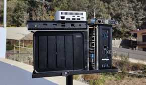 A collection of home lab devices