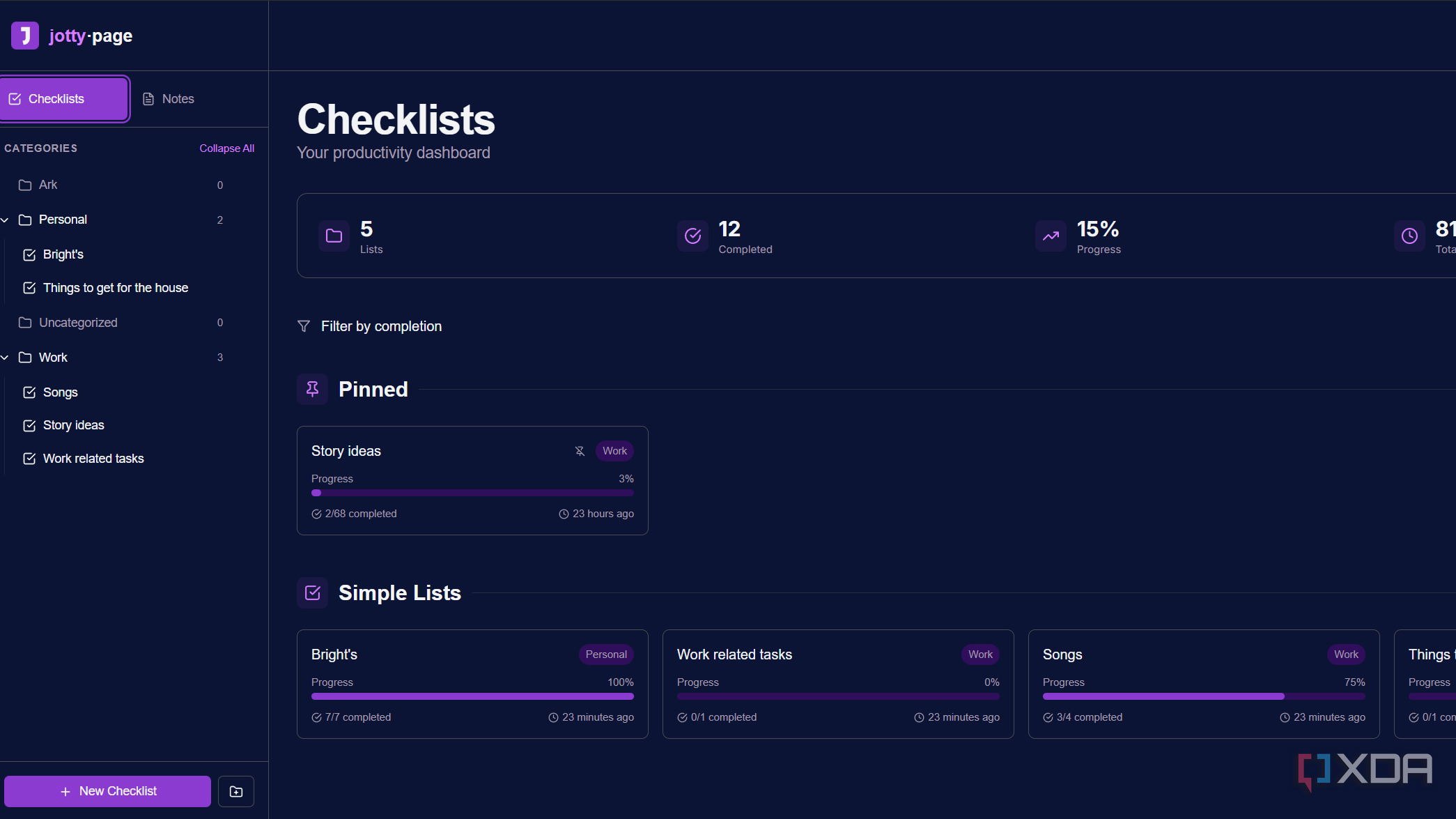 I'm using this self-hosted app to replace Google Keep and Obsidian
