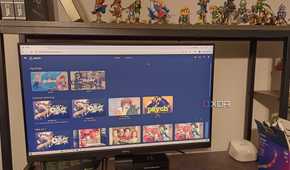 screenshot of monitor with jellyfin interface