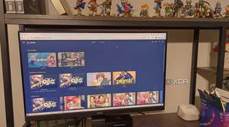 screenshot of monitor with jellyfin interface