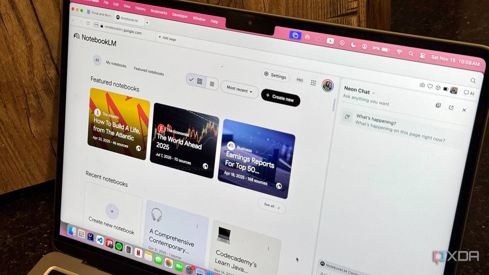 I can’t imagine using NotebookLM without an AI browser