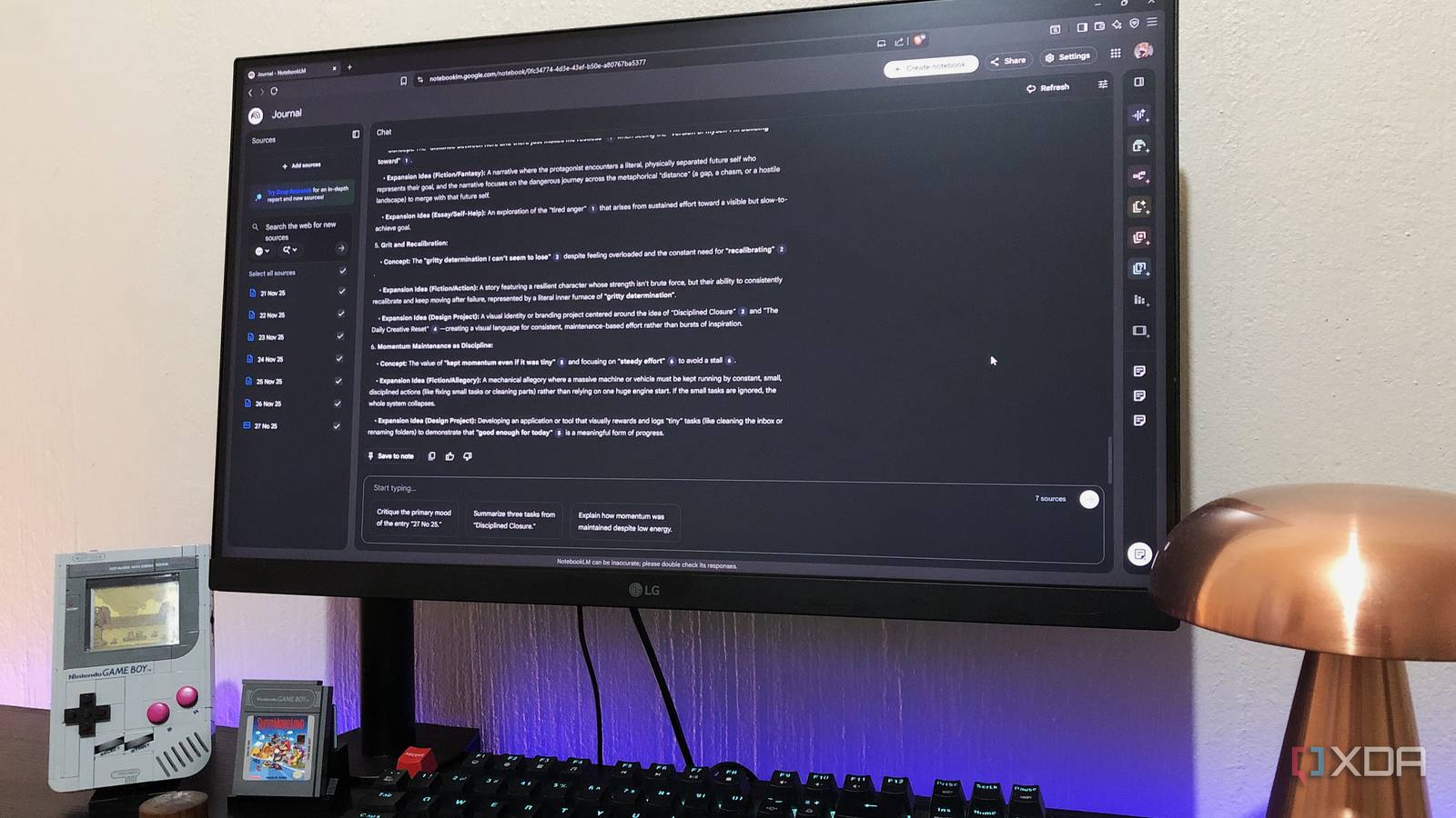 I started using NotebookLM as a personal journal, and I should have done it sooner