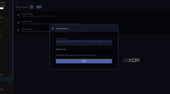 Add a new repository, ensuring you have the correct URL.