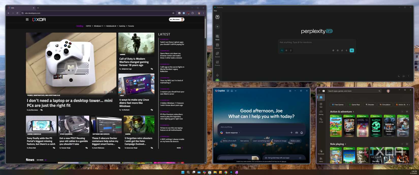I finally fixed my Windows desktop clutter with a tiling manager trick ...