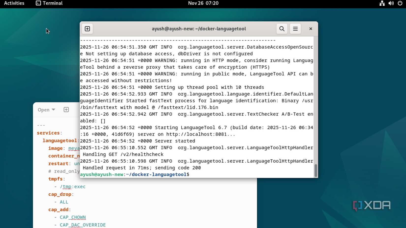 I self-hosted my own Grammarly alternative using LanguageTool