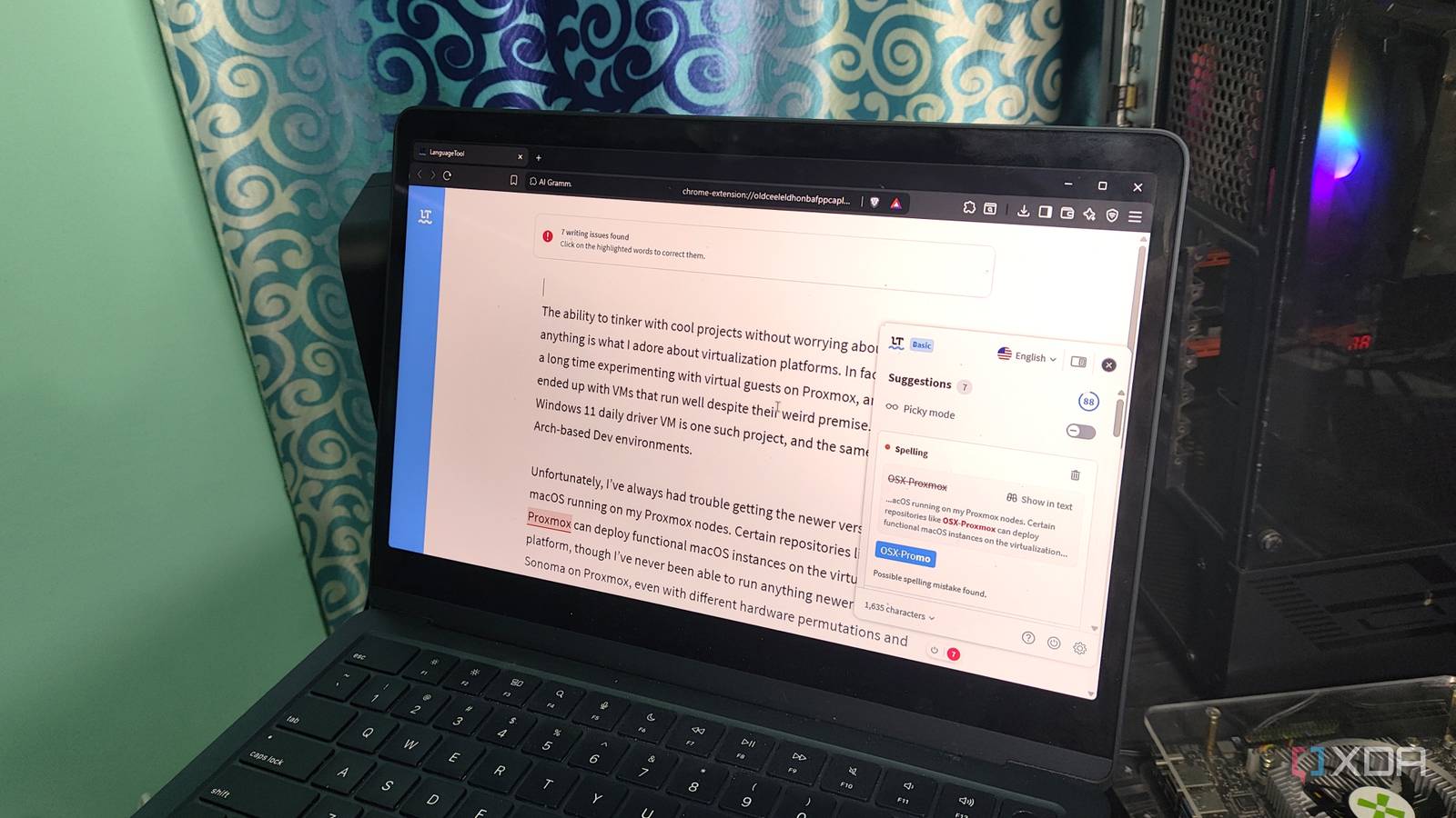 I self-hosted my own Grammarly alternative using LanguageTool