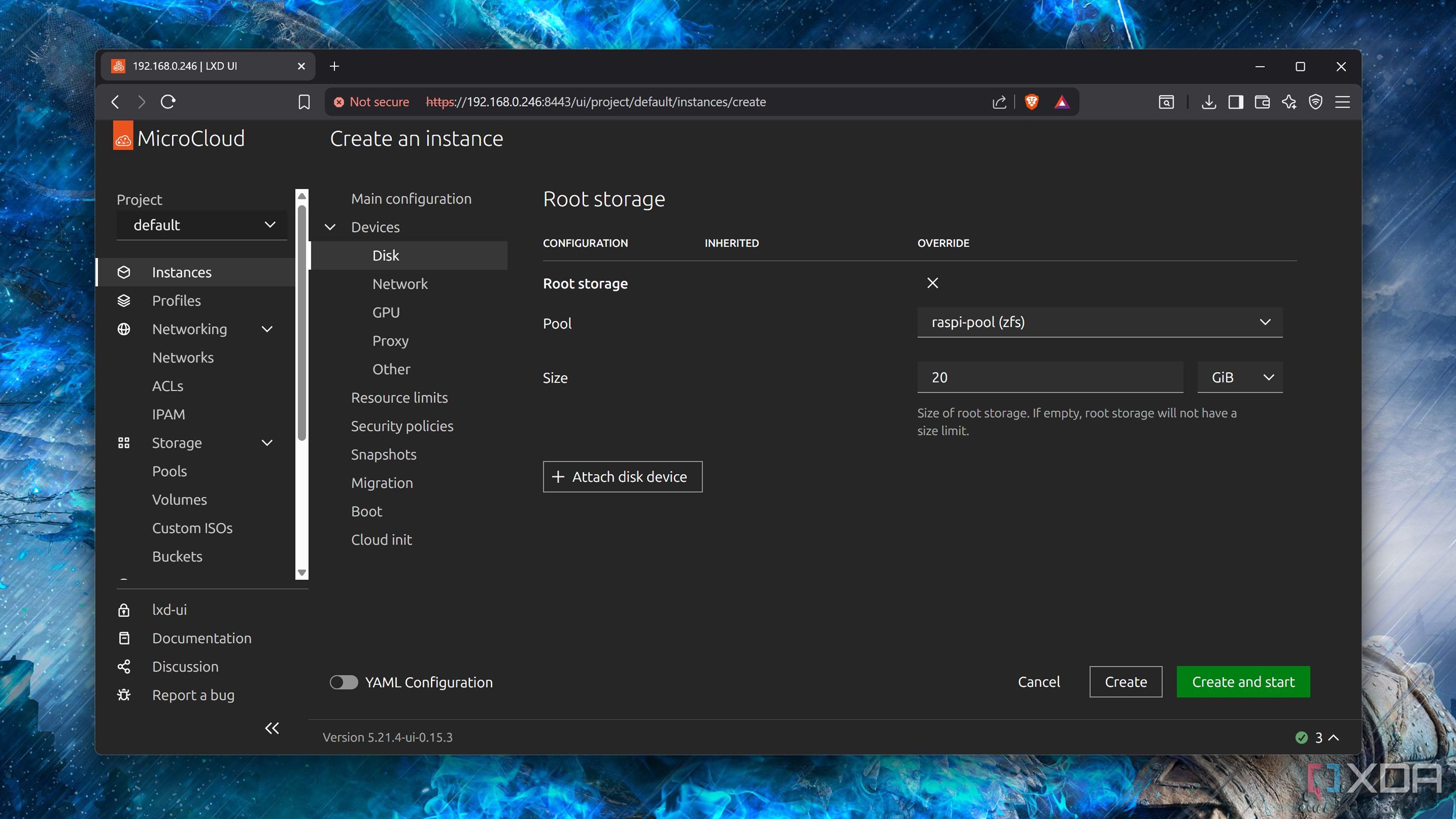 Adding extra storage to a virtual guest in MicroCloud
