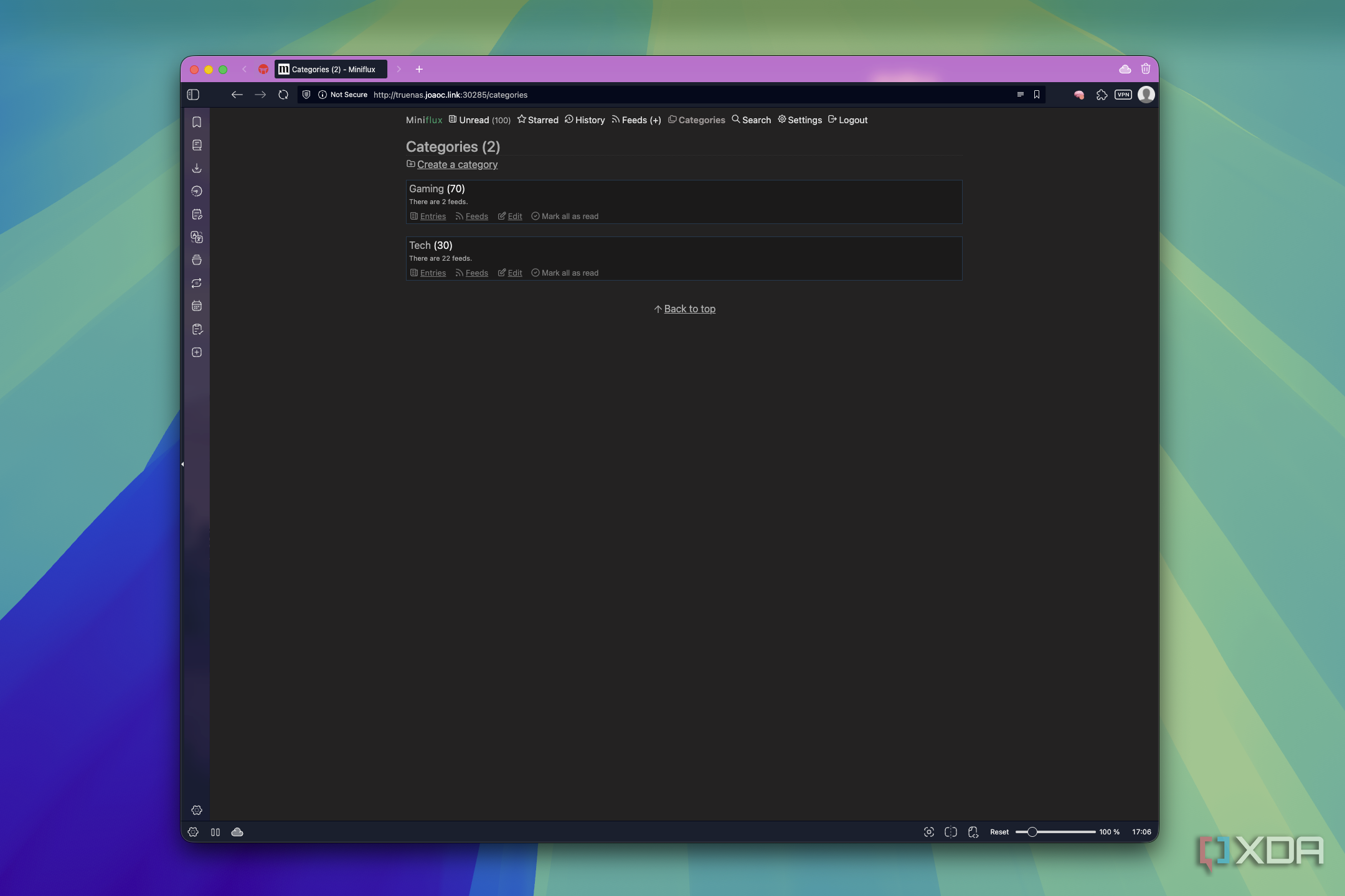 I self-host my RSS feed reader, and it's so much better than Feedly