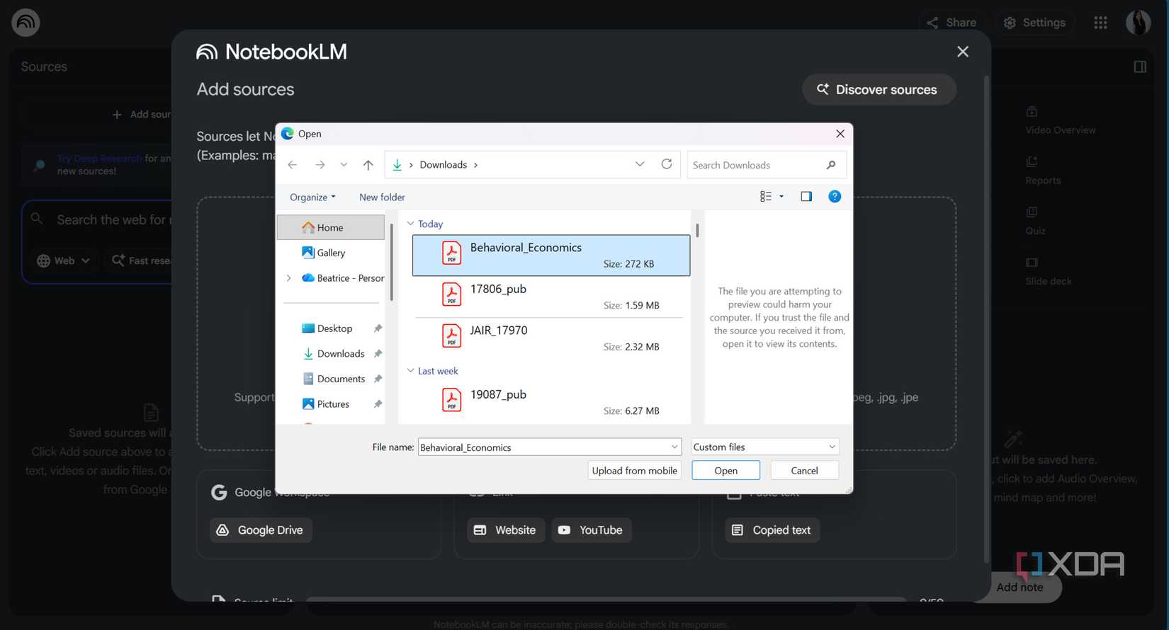 Screenshot of how to create NotebookLM audio overview for learning