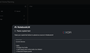 NotebookLM - current smart device list