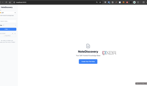NoteDiscovery home page