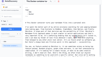 NoteDiscovery YAML tagging