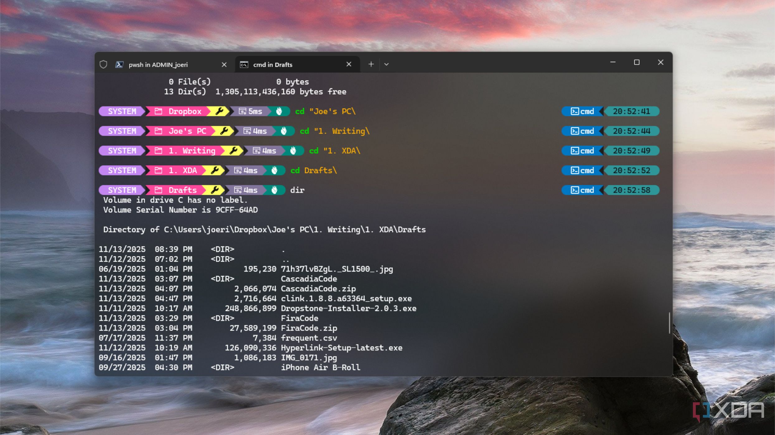 I gave the Windows Terminal the "Pimp my Ride" treatment and it's so ...