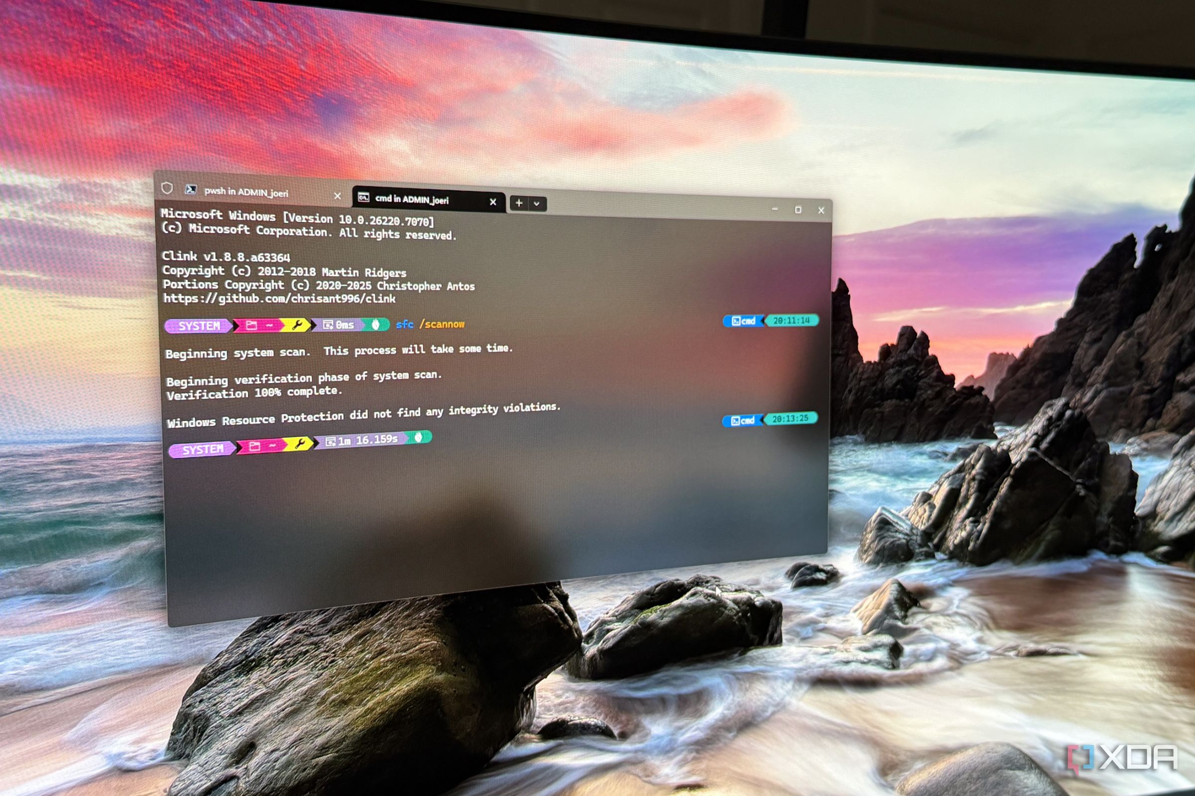 I gave the Windows Terminal the "Pimp my Ride" treatment and it's so ...