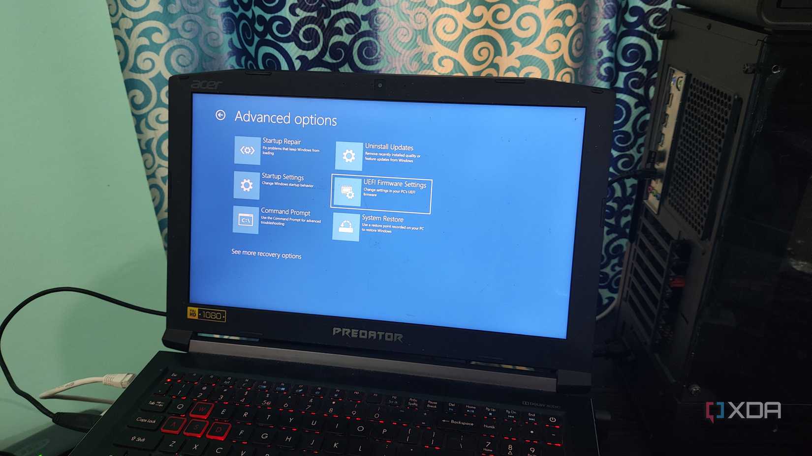 Modificación del BIOS UEFI
