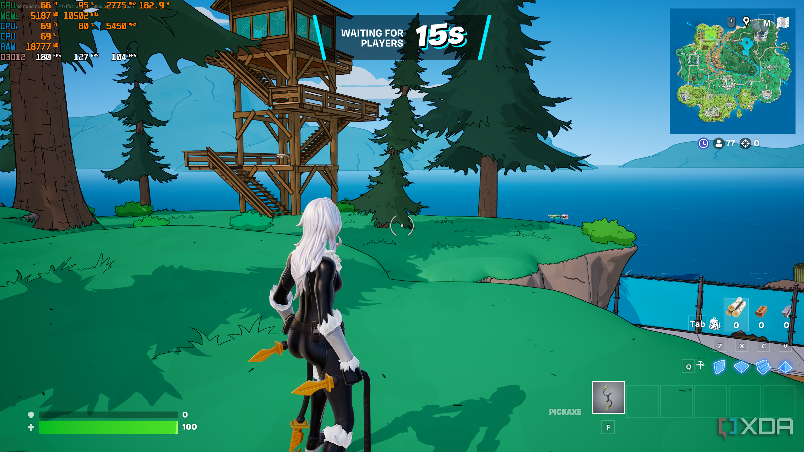 A screenshot from the video game, 'Fortnite'.