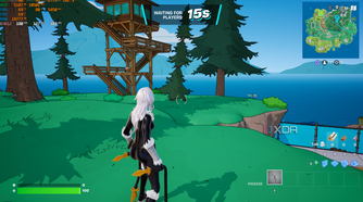 A screenshot from the video game, 'Fortnite'.