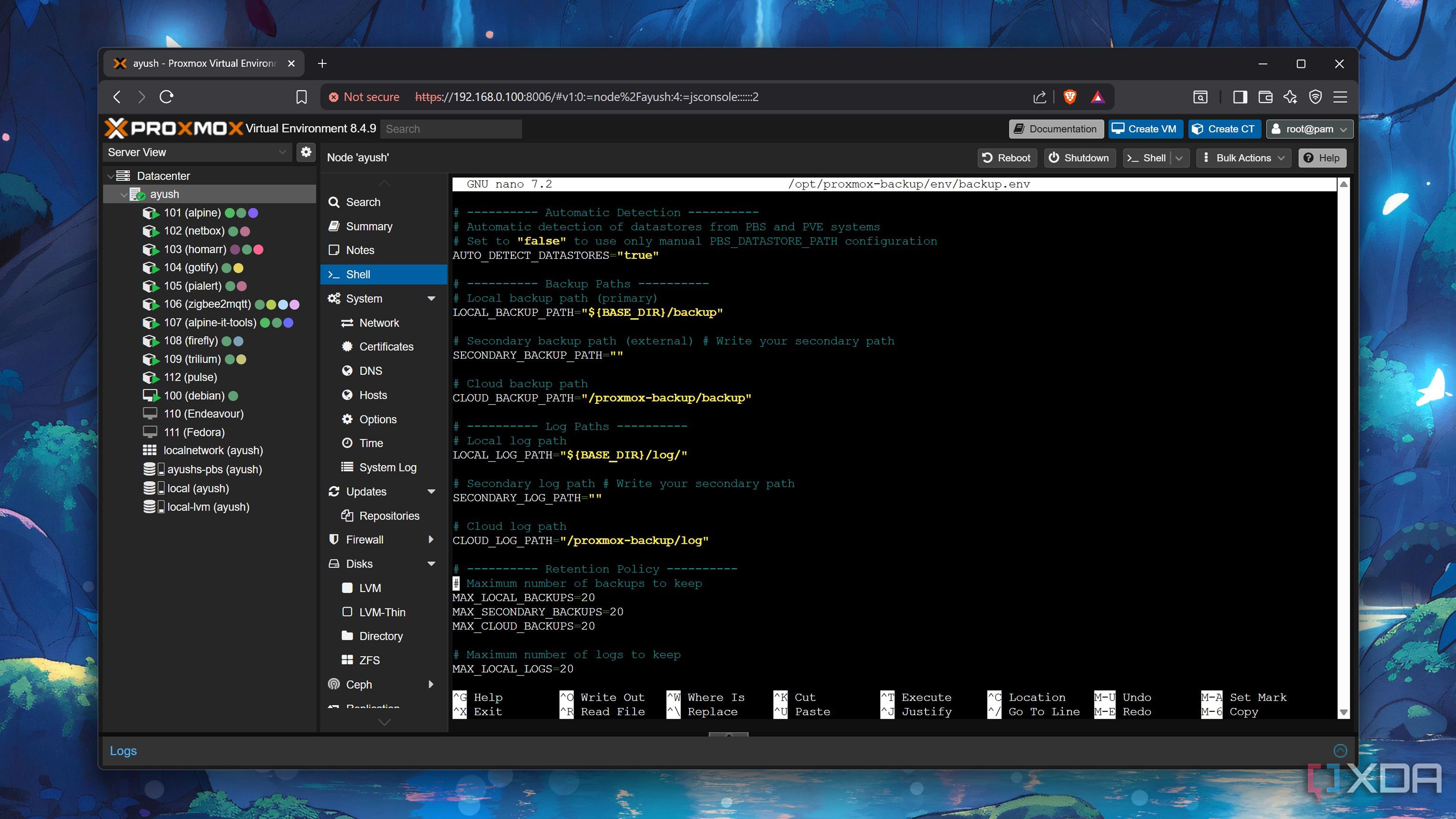 I use this free backup tool with my Proxmox and PBS instances, and it's ...