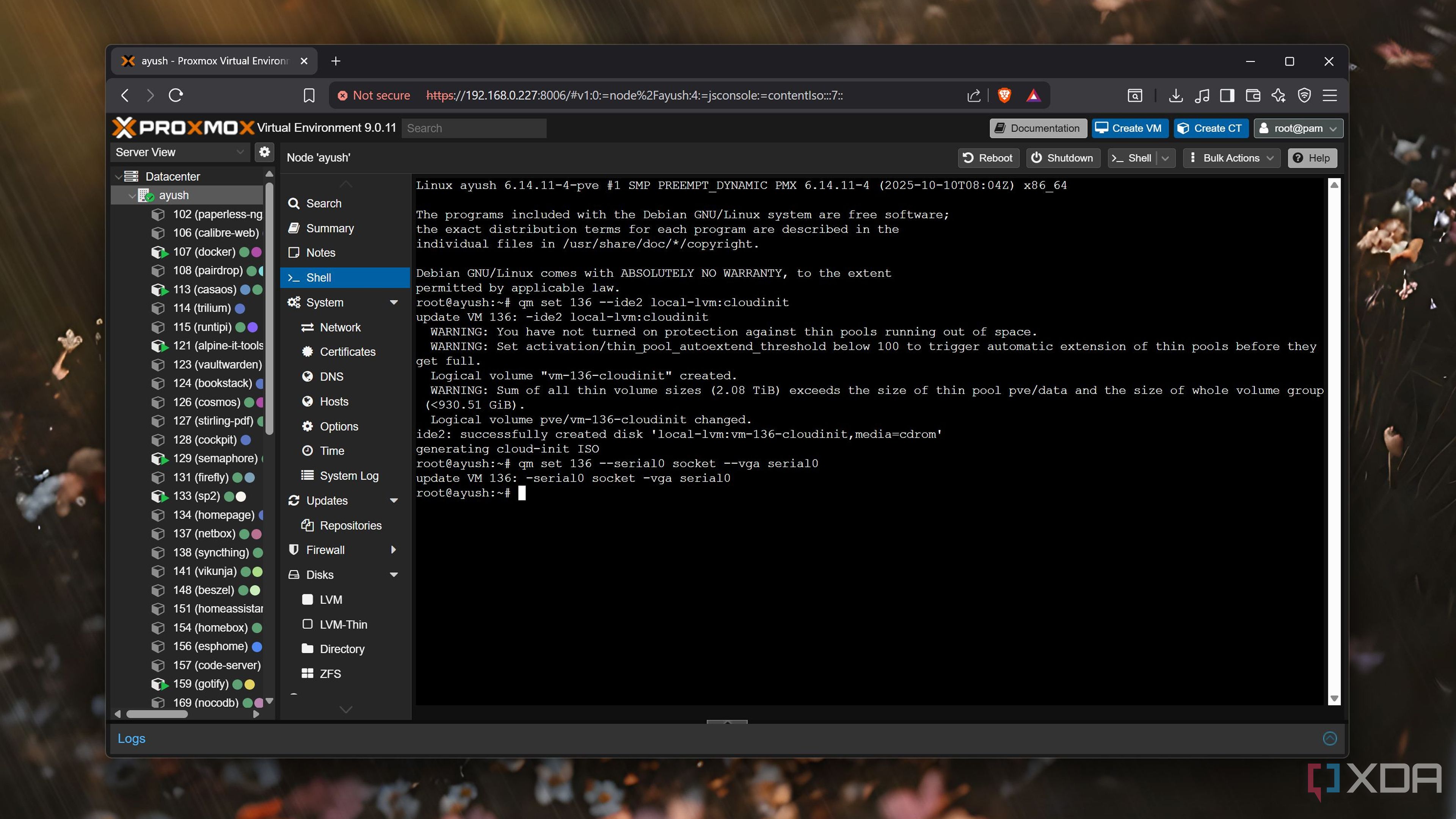 Enabling serial interface on a Proxmox VM