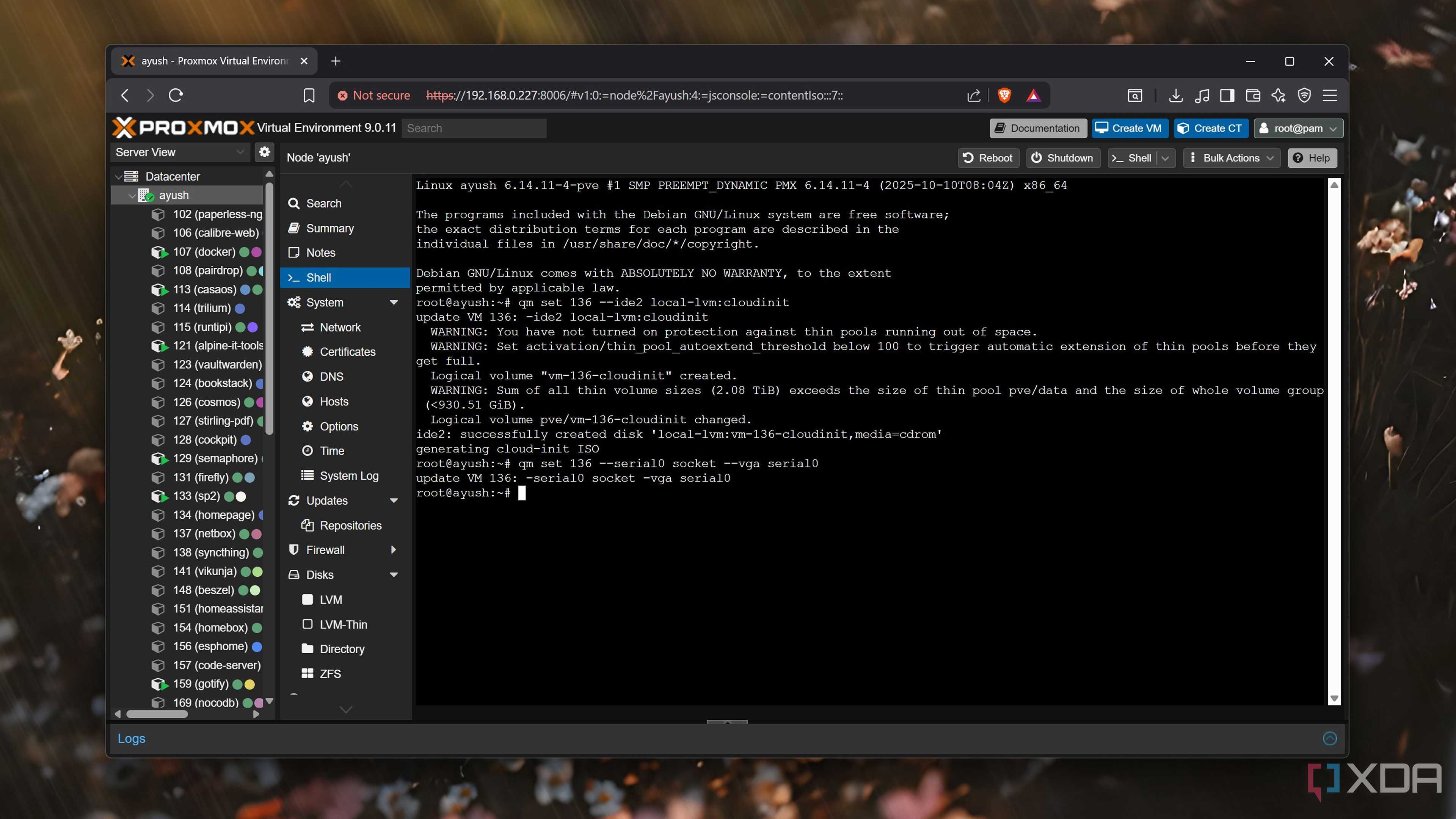 Enabling serial interface on a Proxmox VM