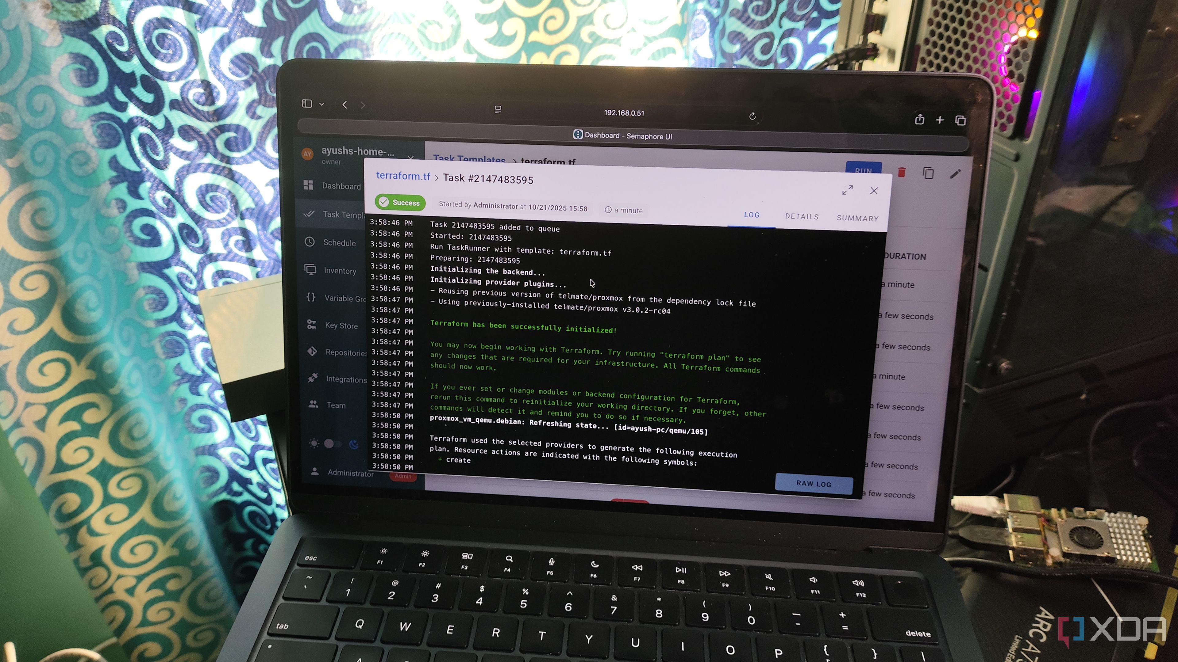 Accediendo a un Semaphore LXC