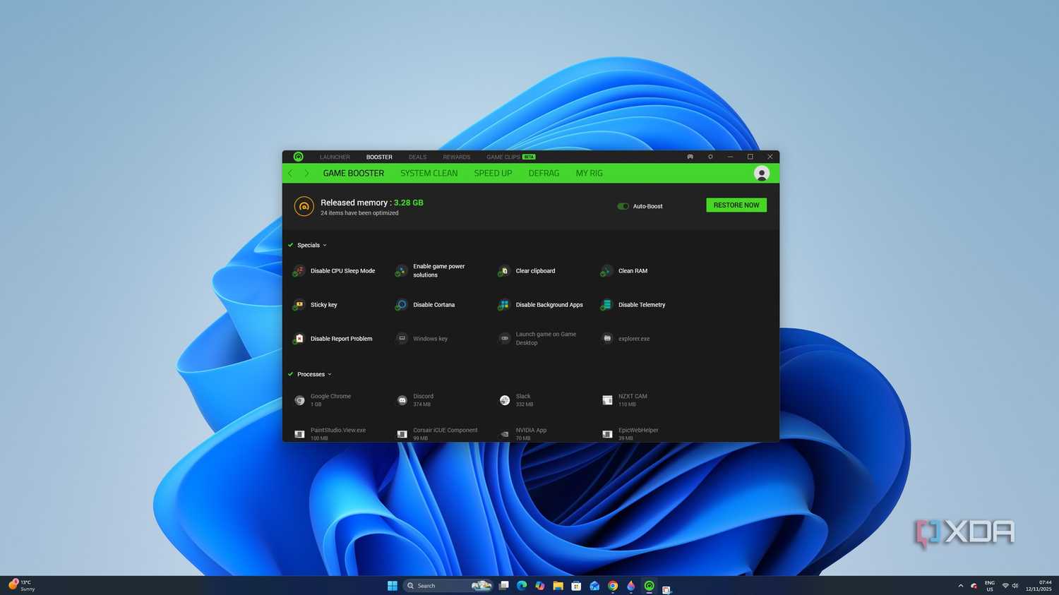 Razer Cortex Optimization